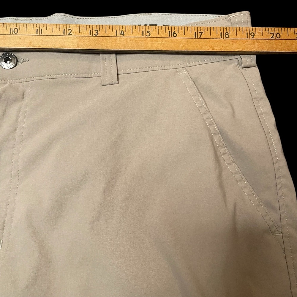 Duluth Trading‎ Flex Dry On The Fly Pants Mens 38x32 Relaxed Fit Beige Stretch - Picture 4 of 7